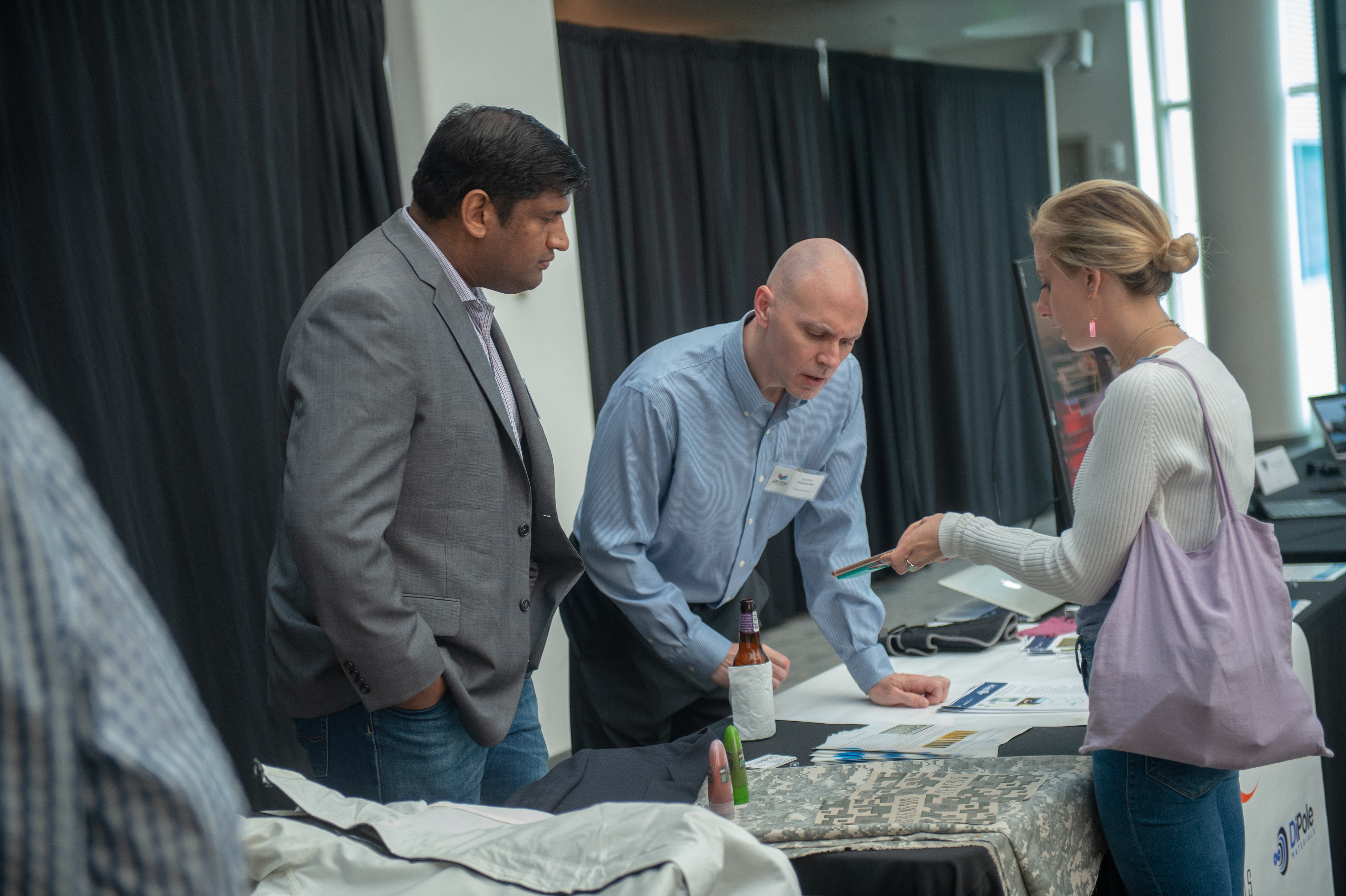 Attendees met inventors and makers who are creating exciting new smart garments, techical textiles, and wearables right here in Baltimore. 
