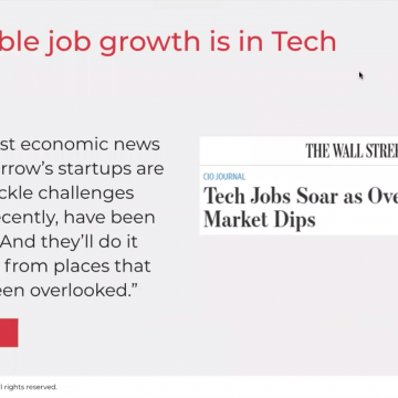 Sustainable Job Growth in Tech