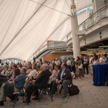 Attendees learned how Baltimore companies are bringing smart garments, technical textiles and wearables to market.