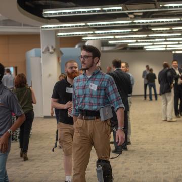 NextStep Robotics (exhibitor) works with physical therapists to help patients improve walking function with the goal of discarding their assistive device.